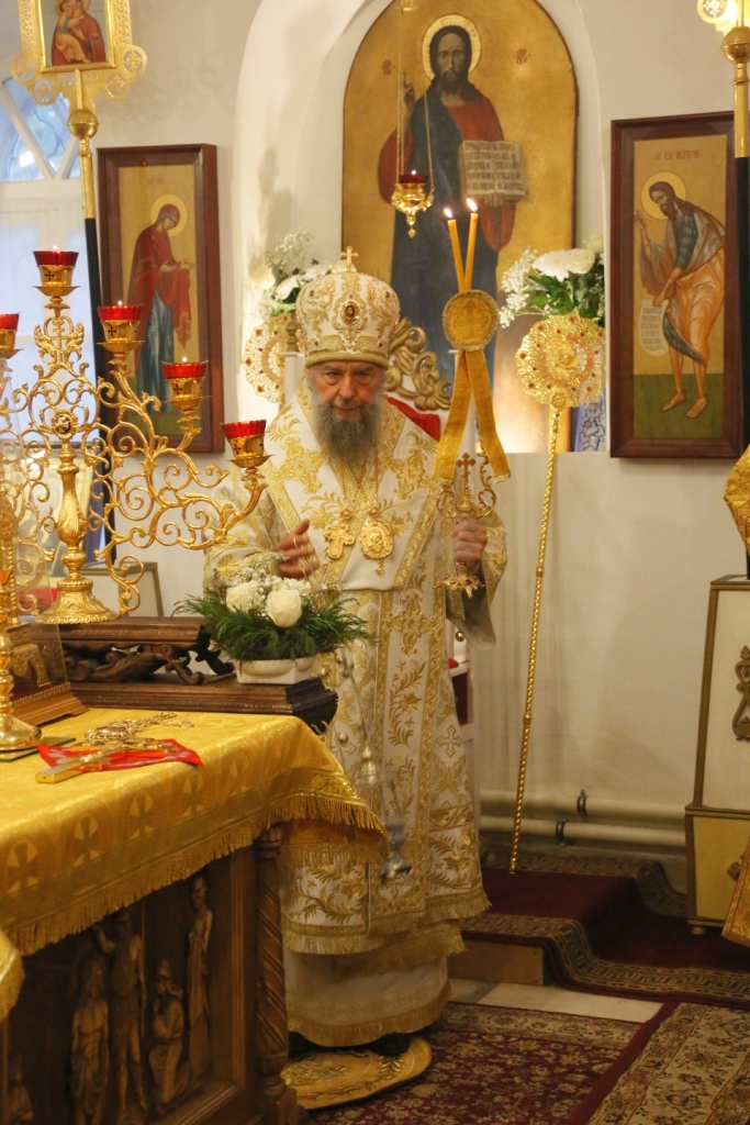 Литургия в Свято-Предтеченском храме при Саранской Духовной Семинарии